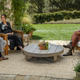 Prince Harry and Meghan, The Duke and Duchess of Sussex, with Oprah Winfrey in Oprah With Meghan and Harry: A CBS Primetime Special.